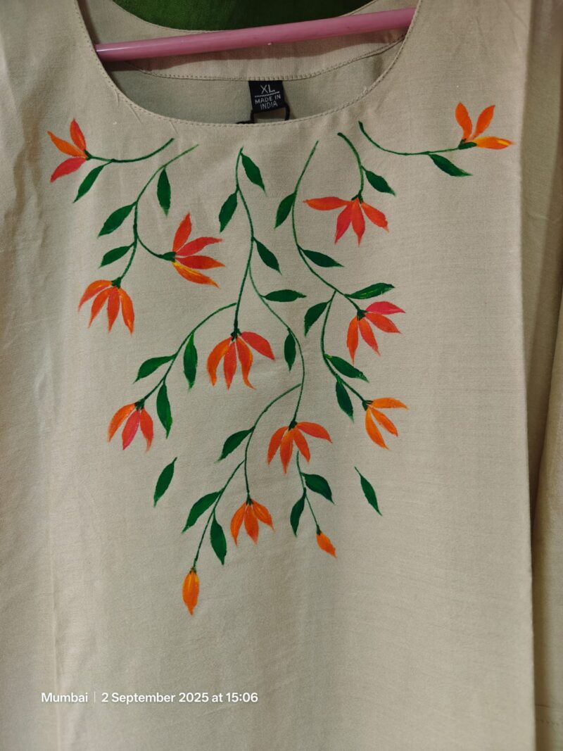 Ready Made Hand Painted Kurti (FFK0113)