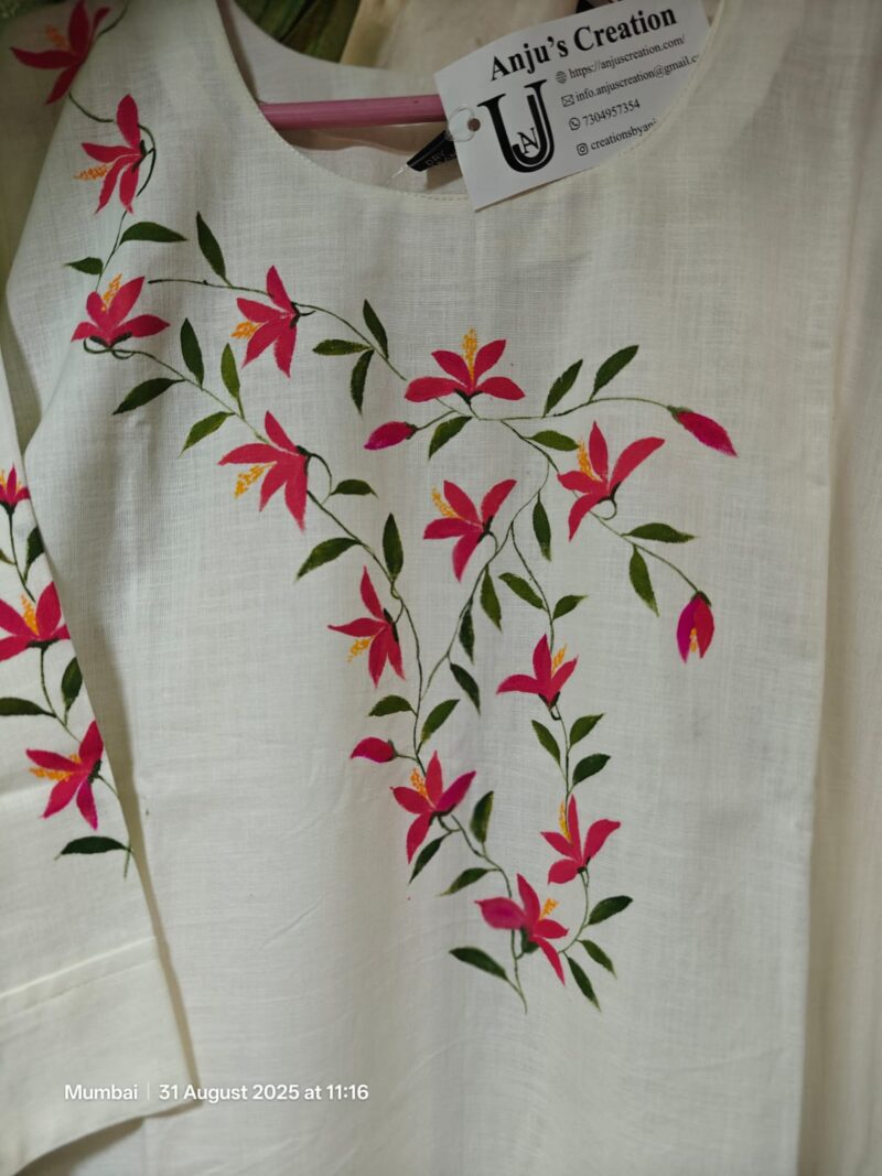 Ready Made Hand Painted Kurti (FFK0121)